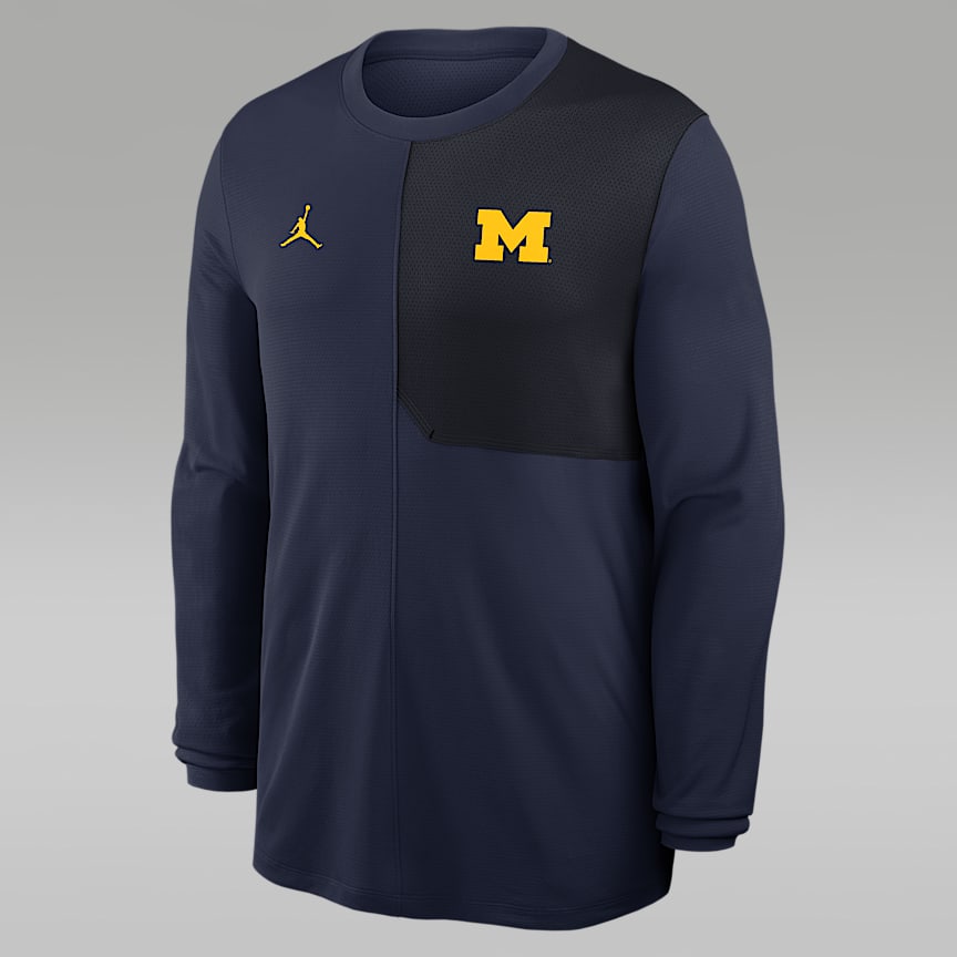 Michigan Club Men's Jordan Brand College 1/2-Zip Crew. Nike.com
